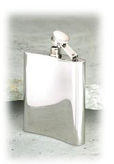 Flask, square polished 