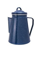 Enamel coffee pot blue