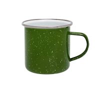 Enamel mug green