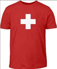 T-Shirt "Swiss" red