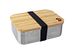 Lunch box 'Bamboo' stainless steel 1.2L