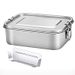 Lunch box 'Deluxe' Stainless steel 0.8L