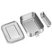 Lunch box 'Deluxe' Stainless steel 0.8L